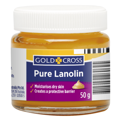 Gold Cross Pure Lanolin 50g Emollient