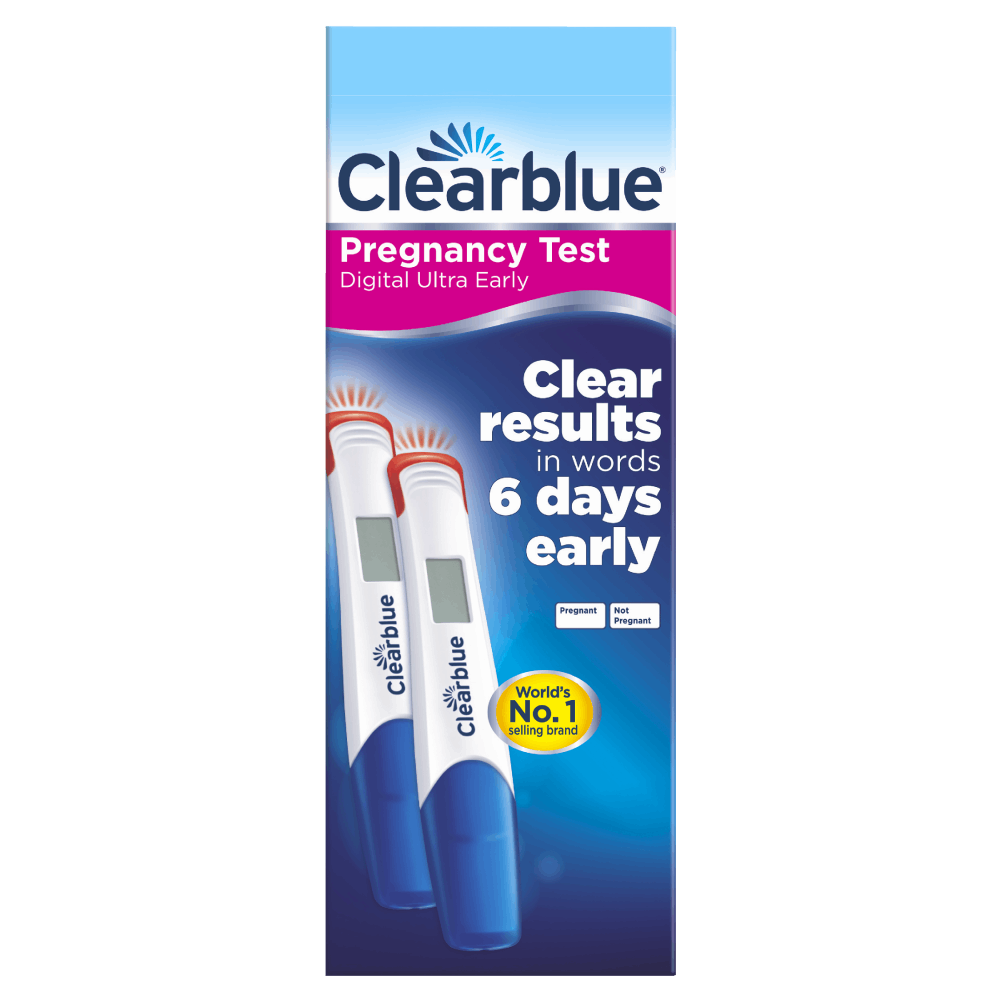Clearblue Digital Ultra Early Pregnancy Test 2pk Over 99% Accurate 6 Days Early