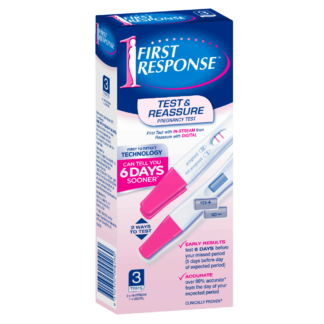 First Response Test & Reassure 3 Pregnancy Tests (2 In-Stream & 1 Digital)