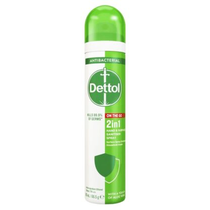 Dettol 2 in 1 Hand & Surface Sanitiser Spray 90mL