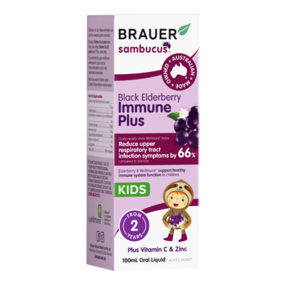 Brauer Sambucus Immune Plus Kids Oral Liquid 100mL