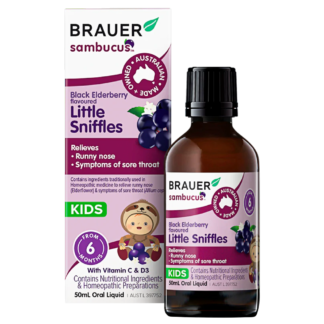 Brauer Sambucus Little Sniffles Kids Oral Liquid 50mL