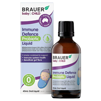 Brauer Baby & Child Immune Defence Probiotic Liquid 45mL