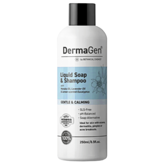 DermaGen Liquid Soap & Shampoo 250mL