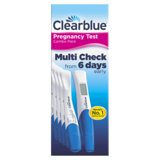 Clearblue Ultra Early Multi-Check & Date Combo Pack, 6 Pregnancy Tests