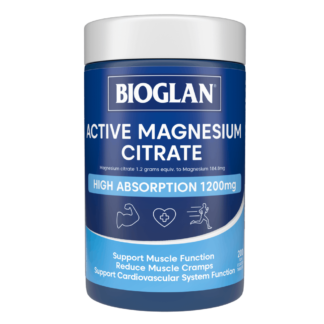 Bioglan Active Magnesium Citrate 200 Film Coated Tablets