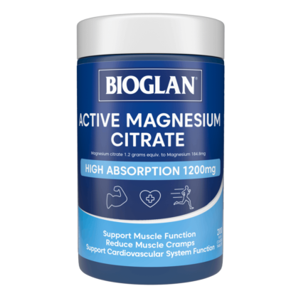 Bioglan Active Magnesium Citrate 200 Film Coated Tablets