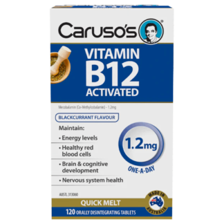 Caruso's Vitamin B12 Activated 120 Orally Disintegrating Tablets