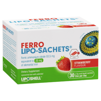 Lipo-Sachets Ferro 30 x 5g - Strawberry Flavour