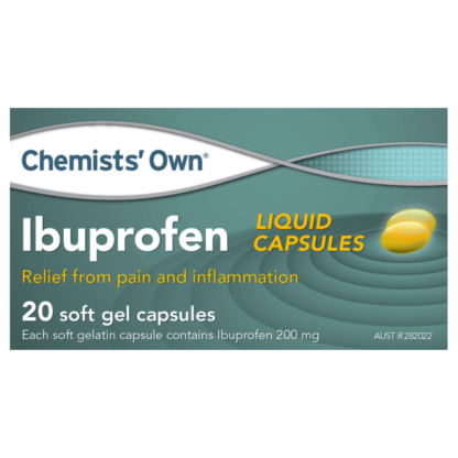 Chemists' Own Ibuprofen 20 Liquid Capsules