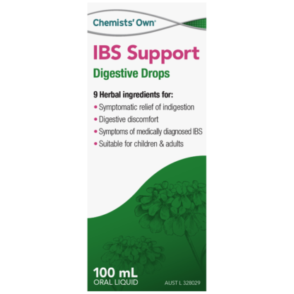 Chemists' Own IBS Support Digestive Drops 100mLChemists' Own IBS Support Digestive Drops 100mL