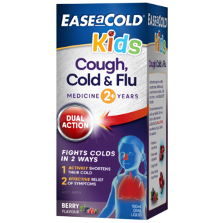 EASEaCOLD Kids Cough, Cold & Flu Oral Liquid 180mL