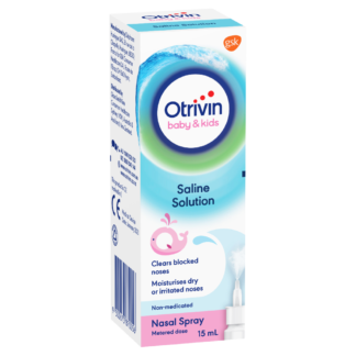 Otrivin Baby & Kids Saline Solution Nasal Spray 15mL