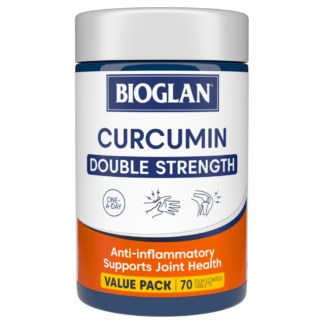Bioglan Curcumin Double Strength 1200mg 70 Tablets Value Pack
