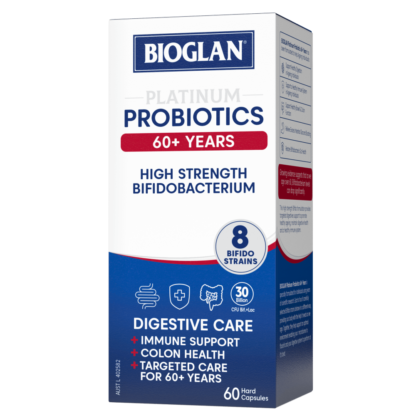 BIOGLAN Platinum Probiotics 60+ Years 60 Hard Capsules