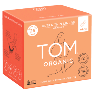 TOM Organic Ultra Thin Liners 26 Pack