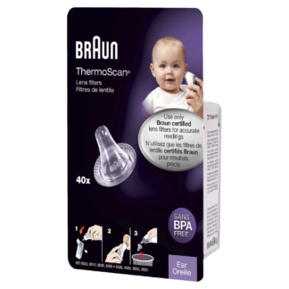 Braun ThermoScan Lens Filter 40 Pack