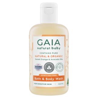 GAIA Natural Baby Bath & Body Wash 250mL