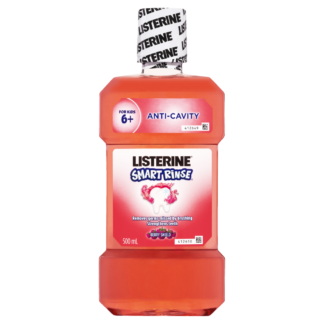 Listerine Smart Rinse Mouthwash 500mL