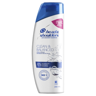 Head & Shoulders Clean & Balanced Anti Dandruff Shampoo 200mL
