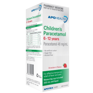 APOHEALTH Children's Paracetamol 6-12 Years 200mL