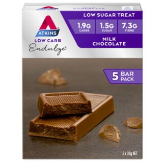 Atkins Low Carb Endulge Bars 5 x 30g - Milk Chocolate