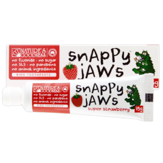 Nature's Goodness Snappy Jaws Kids Toothpaste 75g - Super Strawberry