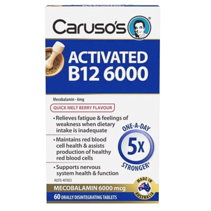 Caruso's Activated B12 6000 60 Tablets