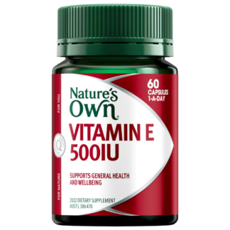 Nature's Own Vitamin E 500IU 60 Capsules
