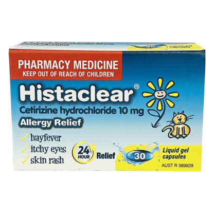 Histaclear Allergy Relief 30 Capsules