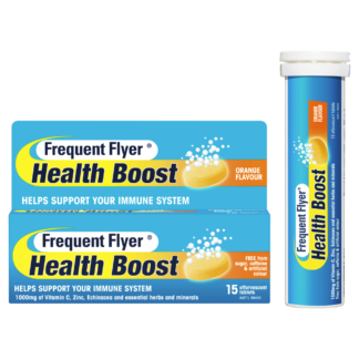 Frequent Flyer Health Boost 15 Effervescent Tablets - Orange Flavour