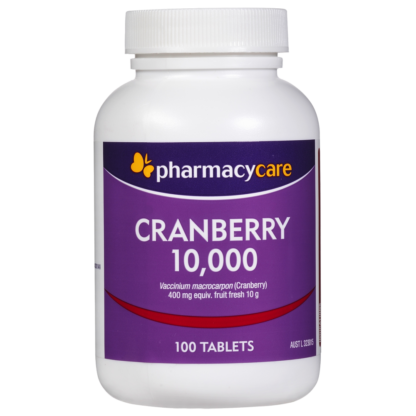 Pharmacy Care Cranberry 10000 100 Tablets