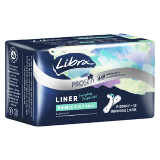 Libra Proskin Double 2 in 1 Liners 50 Liners