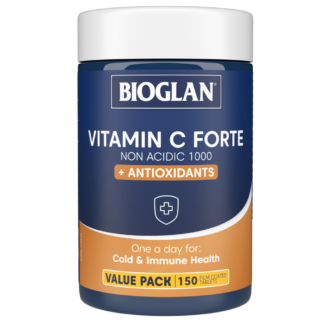 Bioglan Vitamin C Forte Non-Acidic 1000mg + Antioxidants 150 Tablets