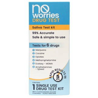 No Worries Drug Test Saliva Test Kit