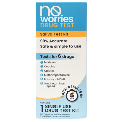 No Worries Drug Test Saliva Test Kit