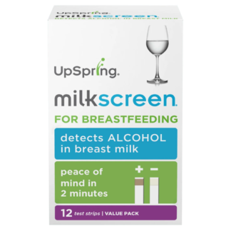 UpSpring Milkscreen Test for Alcohol in Breast Milk 12 Test Strips