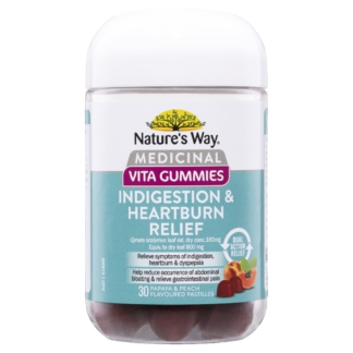 Nature's Way Medicinal Vita Gummies Indigestion & Heartburn Relief 30 Pastilles