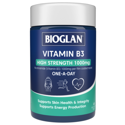 Bioglan Vitamin B3 High Strength 1000mg 60 Tablets