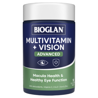 Bioglan Multivitamin + Vision Advanced 50 Tablets
