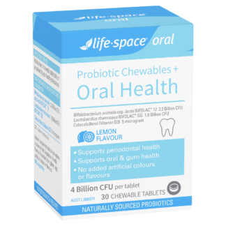 Life-Space Probiotic Chewables + Oral Health 30 Tablets