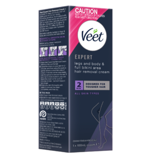 Veet Expert Legs and Body & Full Bikini Area Hair Removal Cream 100mL