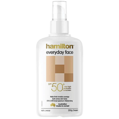 Hamilton Everyday Face SPF 50+ Sunscreen 200g