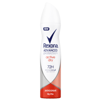 Rexona Advanced Protection Active Dry Antiperspirant Spray 220mL