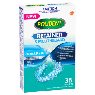 Polident Retainer & Mouthguard 36 Tablets