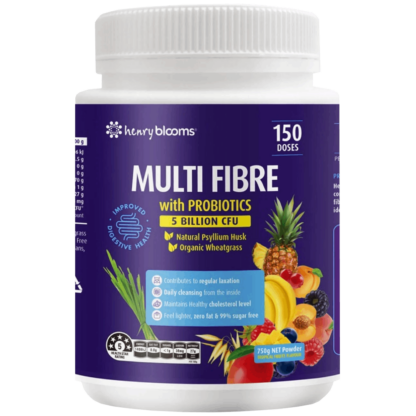Henry Blooms Multi-Fibre with Probiotics 750g (150 Doses)
