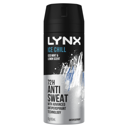 Lynx Ice Chill Antiperspirant Body Spray 165mL