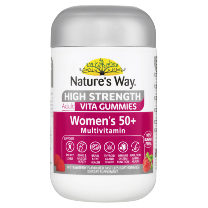Nature's Way High Strength Adult Vita Gummies Women's 50+ Multivitamin 60 Pastilles