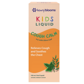 Henry Blooms Kids Liquid Cough Calm 100mL - Natural Orange