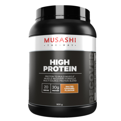 MUSASHI High Protein 900g Salted Caramel